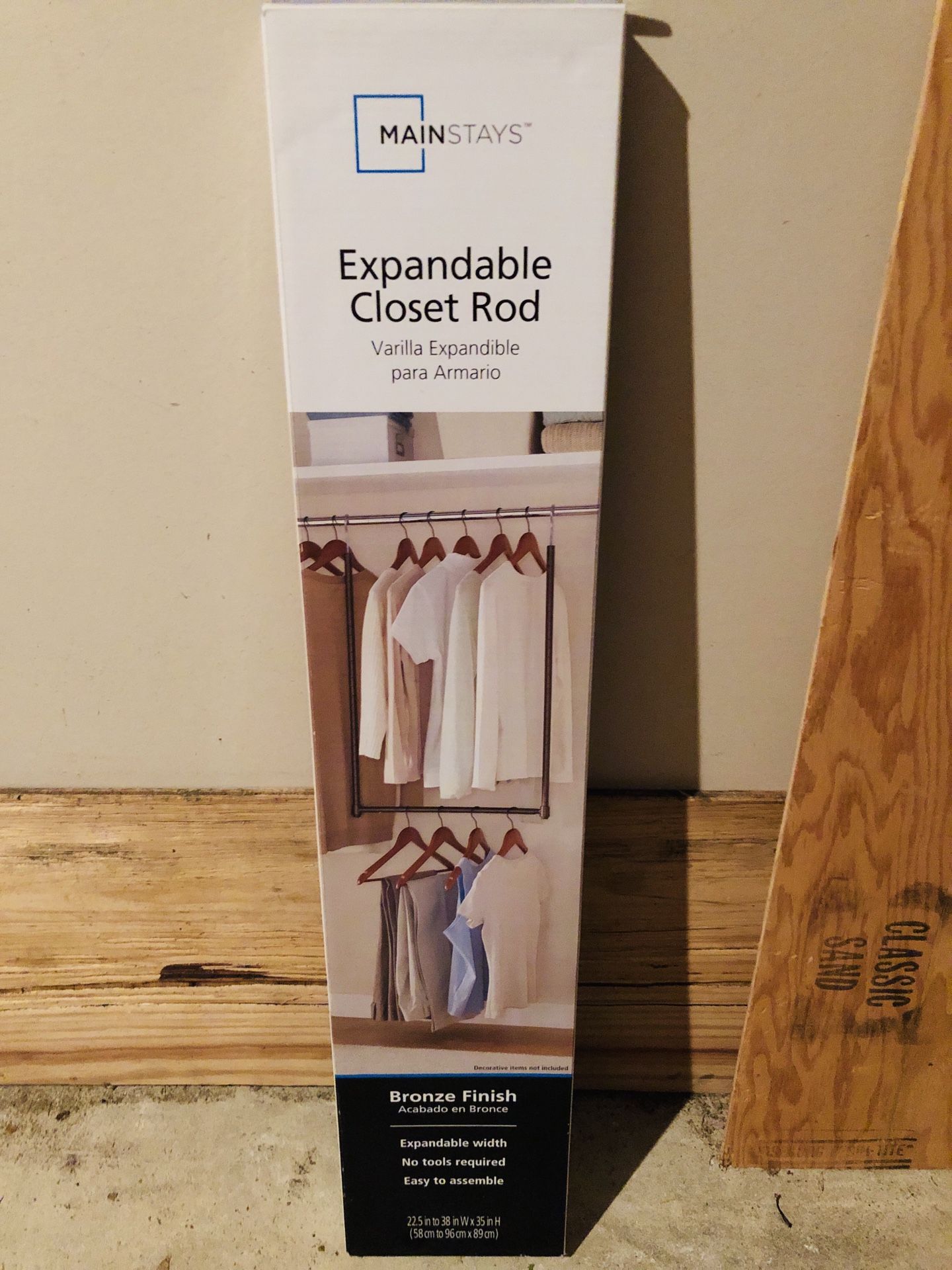 Expandable Closet Rod / Organizer
