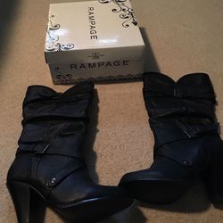 RAMPAGE BLACK BOOTS 👢