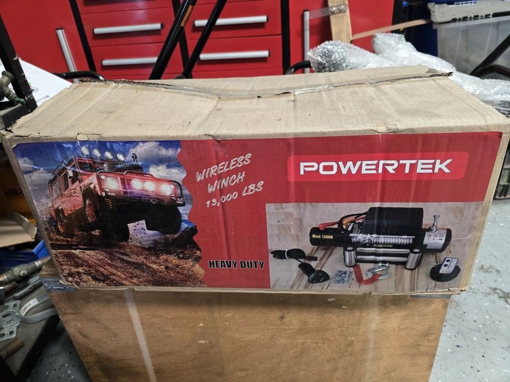 Powertek Wireless Winch Heavy Duty 13,000lbs