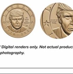 July 4th Privy US Mint President Donald J Trump RARE Coin $1 One Dollar July 4th