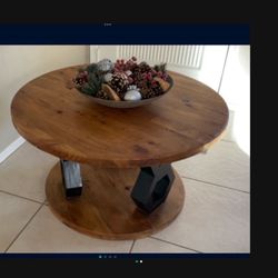 Beautiful Solid Wood Cocktail Table