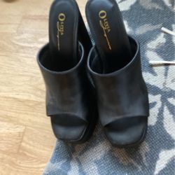 Platform Black Heels