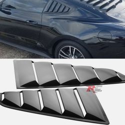 Fit 15-23 Ford Mustang OE Style Side Quarter Window Louver Scoop Cover PP