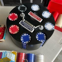 World Series Of Poker Chips And Cards
