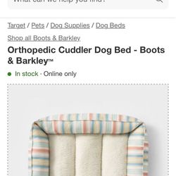 Puppy Bed Orthopedic New