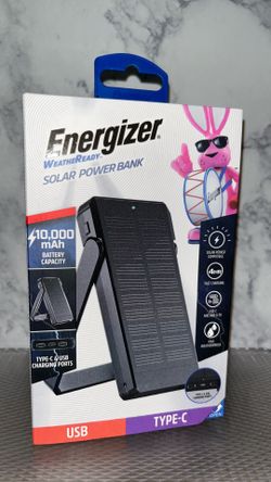 Brand NEW!!! 📱   Energizer-Weather Ready - Solar Power Bank(((PENDING PICK UP)))