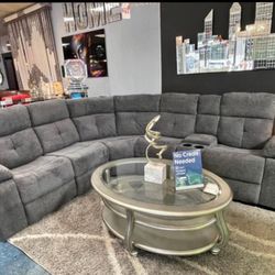 Reclining Sectional In Stock In Stock For Immediate Delivery 