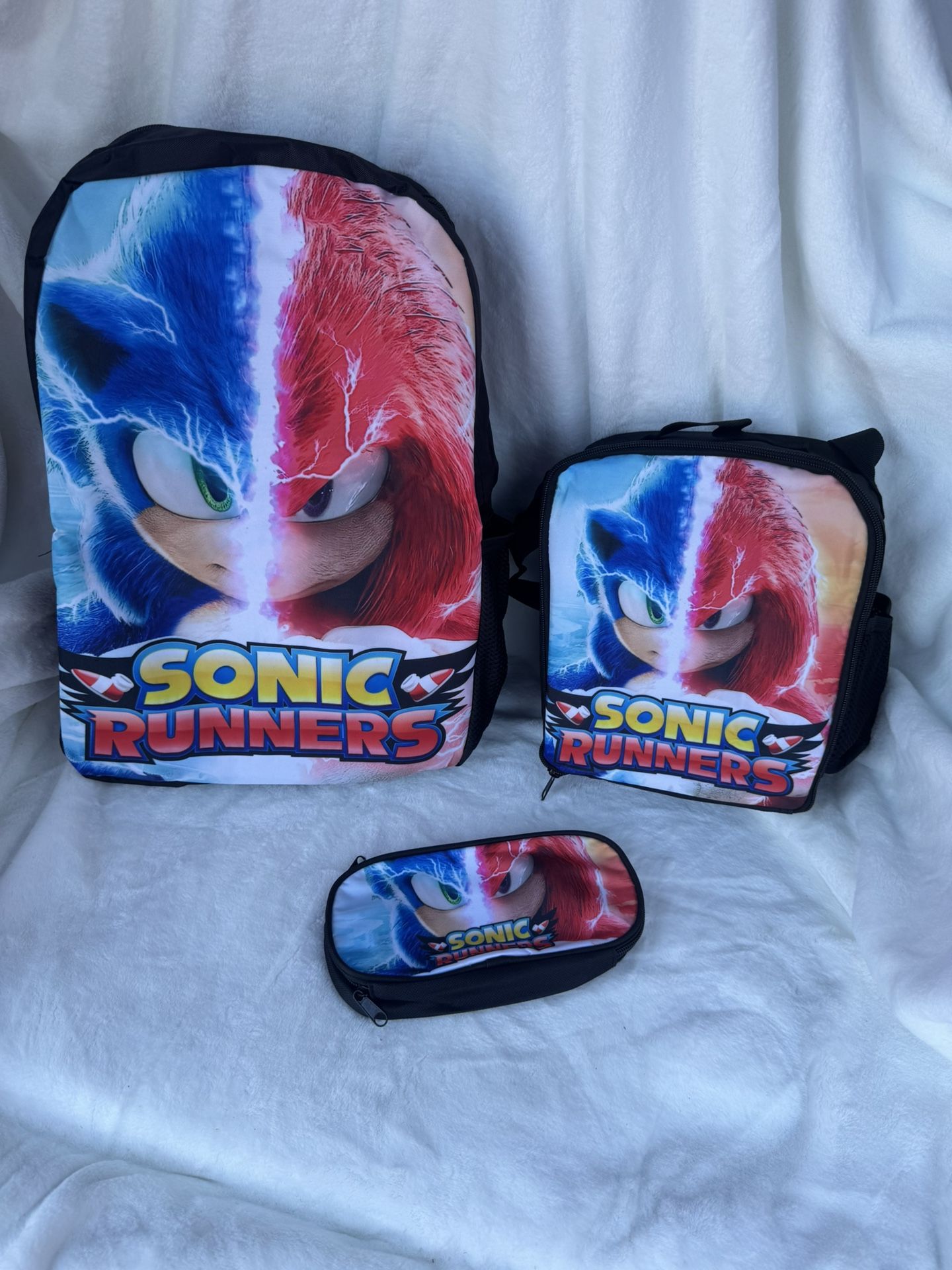 Sonic Runners Backpack Set