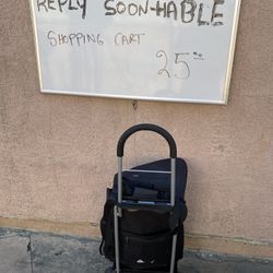 Shopping Cart With Bag Bolsa Con Dolly Para Jalar 