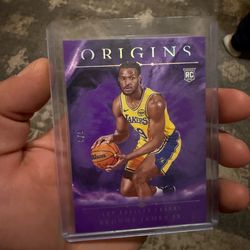 Bronny James jr. Rookie Card numbered #6/8