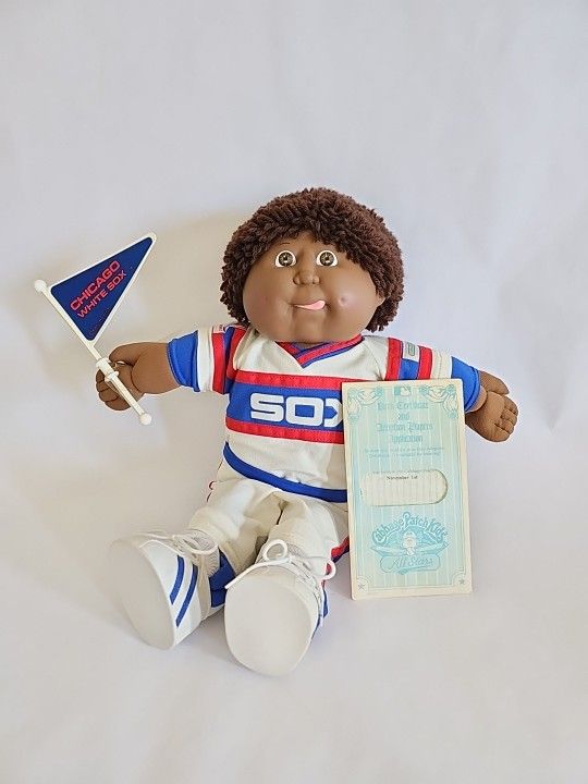 1986 Cabbage Patch Kids•All Stars•Chicago White Sox•With Adoption Papers