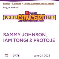 Protoje Concert Tickets  X 4 - Private Table