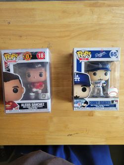 Manchester United and Dodgers Funko Pops