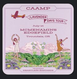 2 Tickets For CAAMP show At Edgefield Tonight!