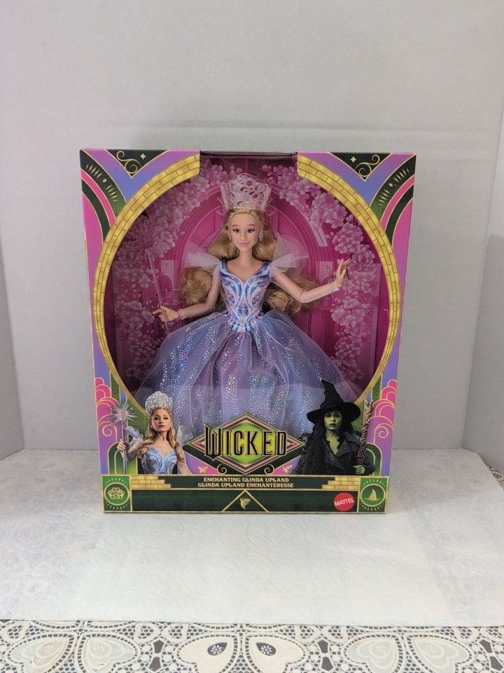 Best Price!! New 2025 Wicked For Good Enchanting Glinda Upland Deluxe Doll