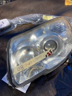 06-09 Toyota ForeRunner Front Headlight Left Driver Halogen Head Light