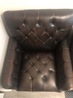 Leather chairs