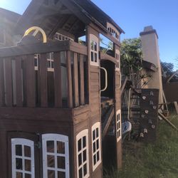 Swing Set 2 Story Play House