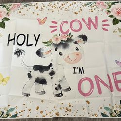 Cow Theme Birthday Decoration