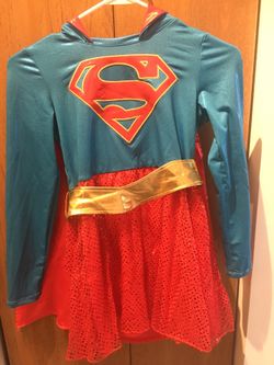 Super girl costume large child 10 12