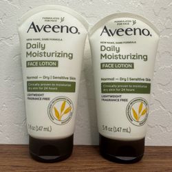Aveeno face lotion bundle 2pk