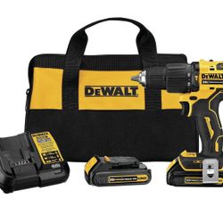 DEWALT ATOMIC 20V MAX* Hammer Drill, Cordless, Compact, 1/2-Inch🔥🔥🔥🔥