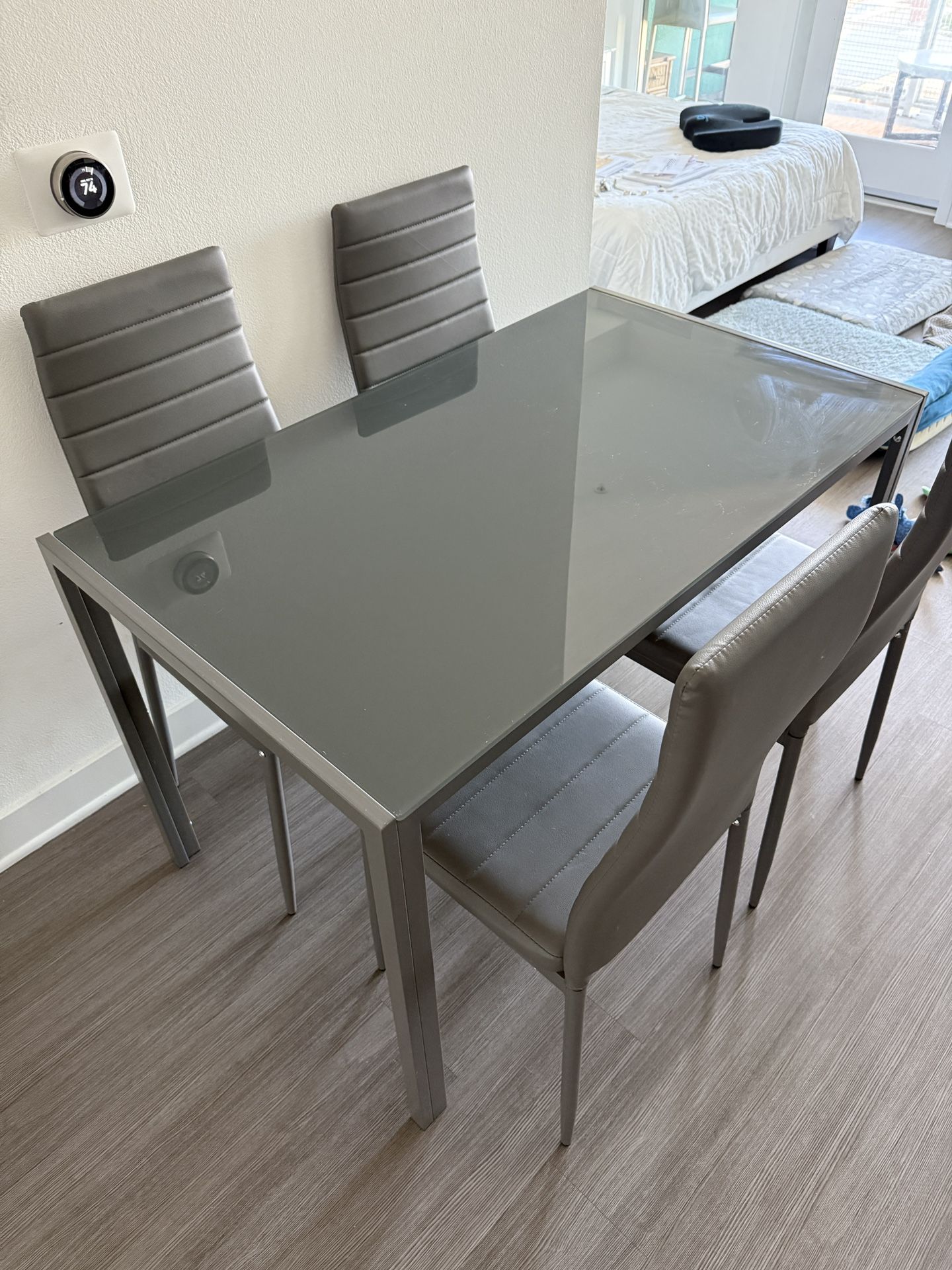 Dining table / Entertainment center / Coffee table / End tables / Sofa bed / TV