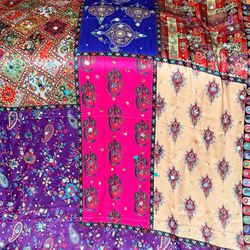 Indian Pakistani Dupatta silk