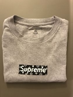 Supreme x Louis Vuitton Box Logo Tee White Size S