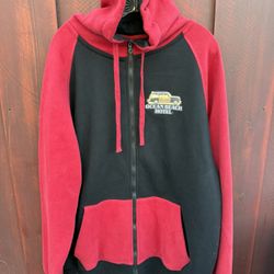 Mens Ocean Beach Super Warm Hooded Sweatshirt Ocean Beach Motel 2X