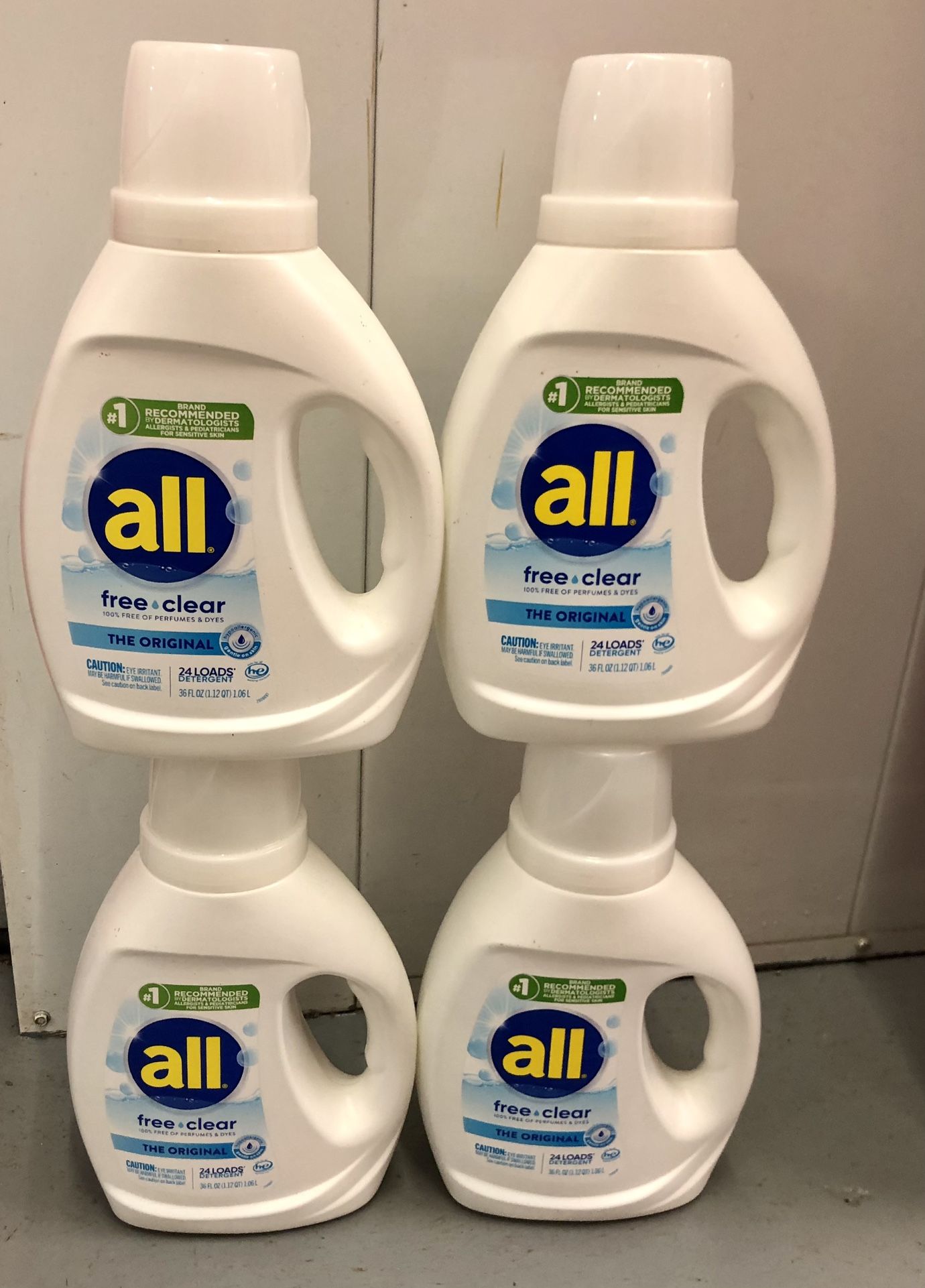 All Free And Clear Laundry detergent, Great For Sensitive Skin!