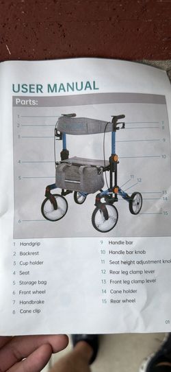 Brand New Elenker Rollator Walker Senior