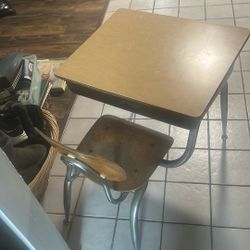 Vintage Student Desk