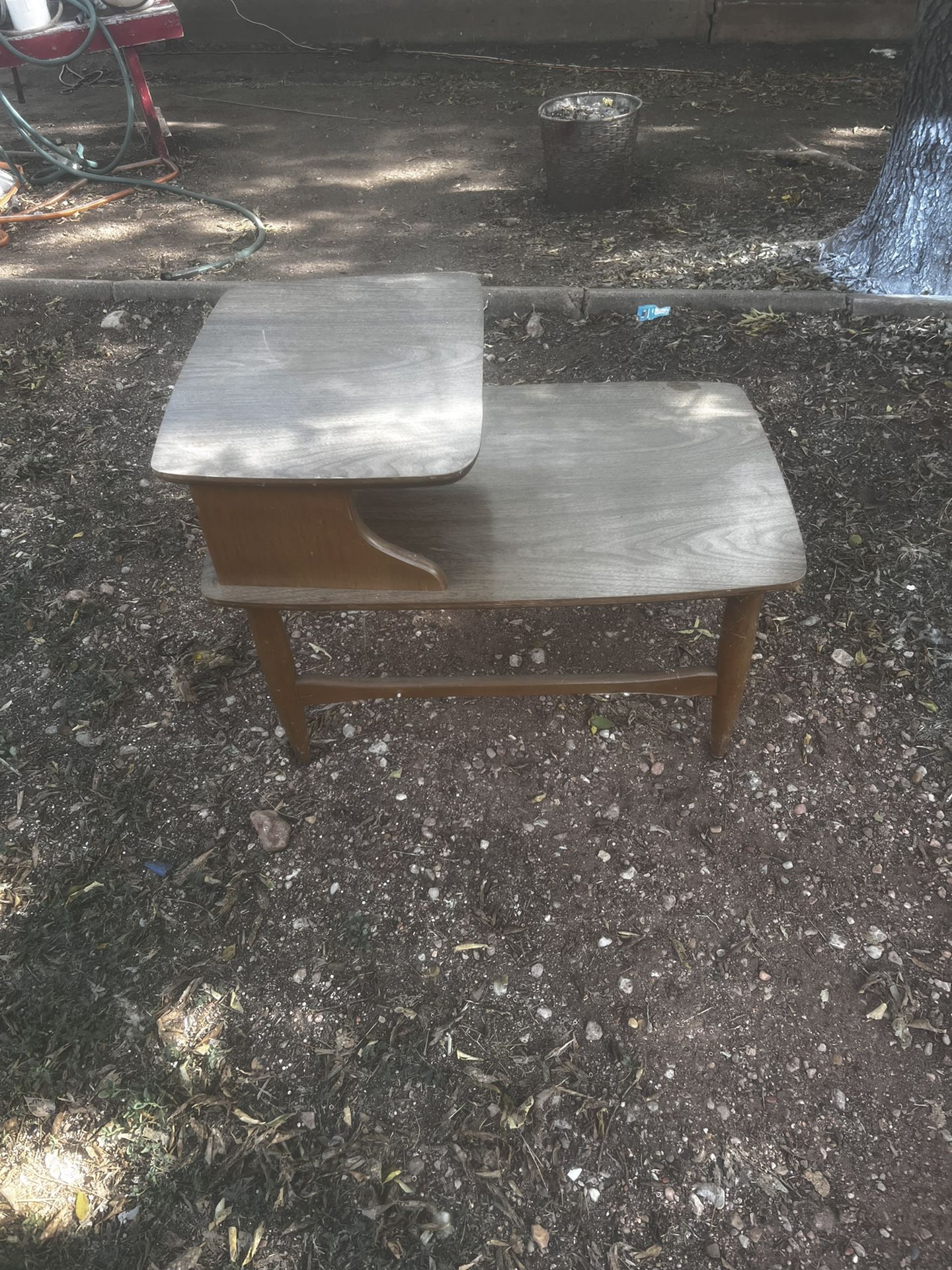 A vintage End Table Its 22 Inches Tall 20 Wide And 30 Inches Long
