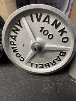 Vintage Ivanko OMC Olympic Chrome  Weight Plates