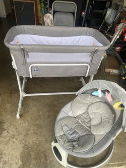 Baby Bassinet And Rocker