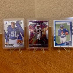 3 Abdul Carter 2025 Rookie Sports Cards