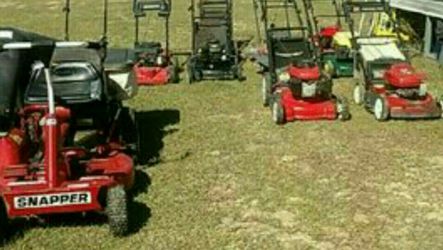 Lawn mowers and more