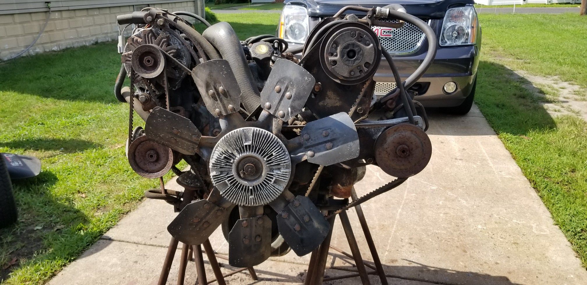 Ford international 6 9 diesel engine complete 80k miles for sale in