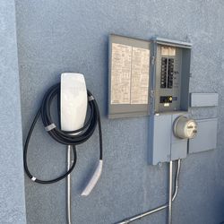 Tesla wall connector car Charger EV outlet nema 1450 level 2 install installation