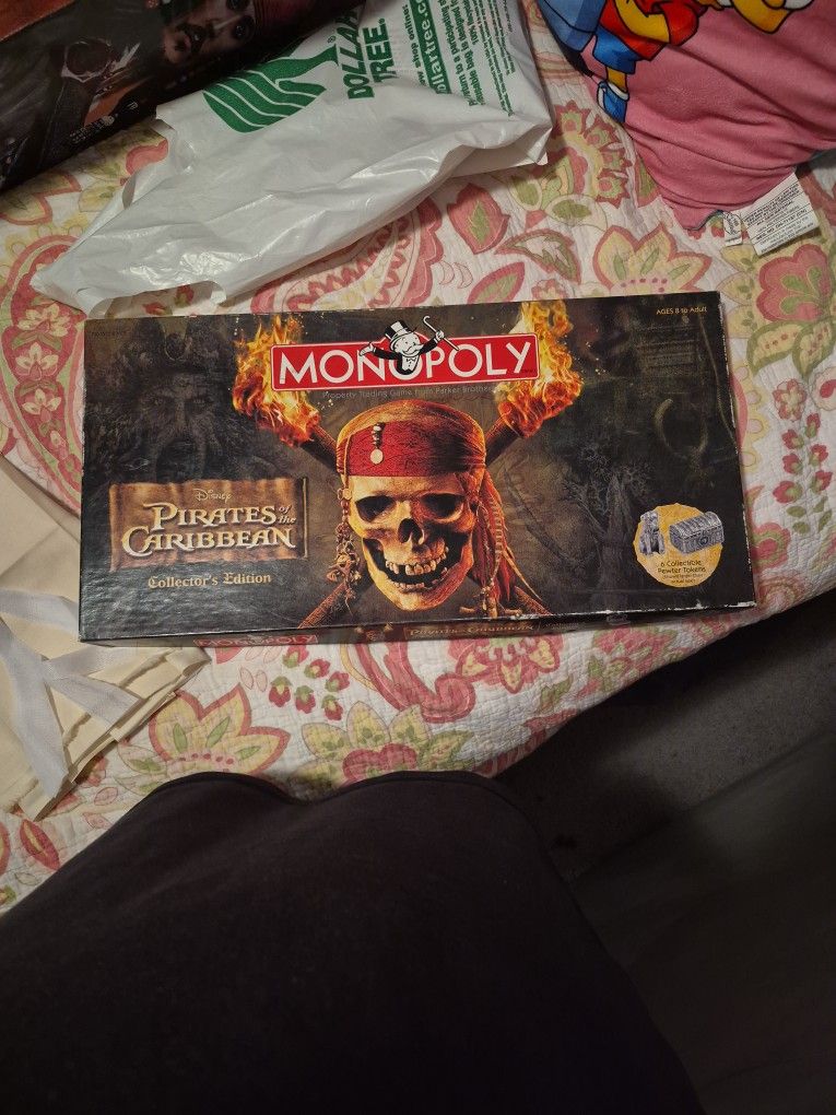 Monopoly Pirates Of The Caribbean Board Game
