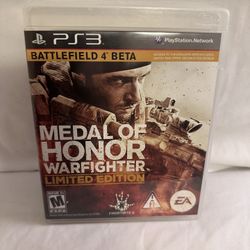 Medal of Honor Warfighter Limited Edition PS3 PlayStation 3 Game