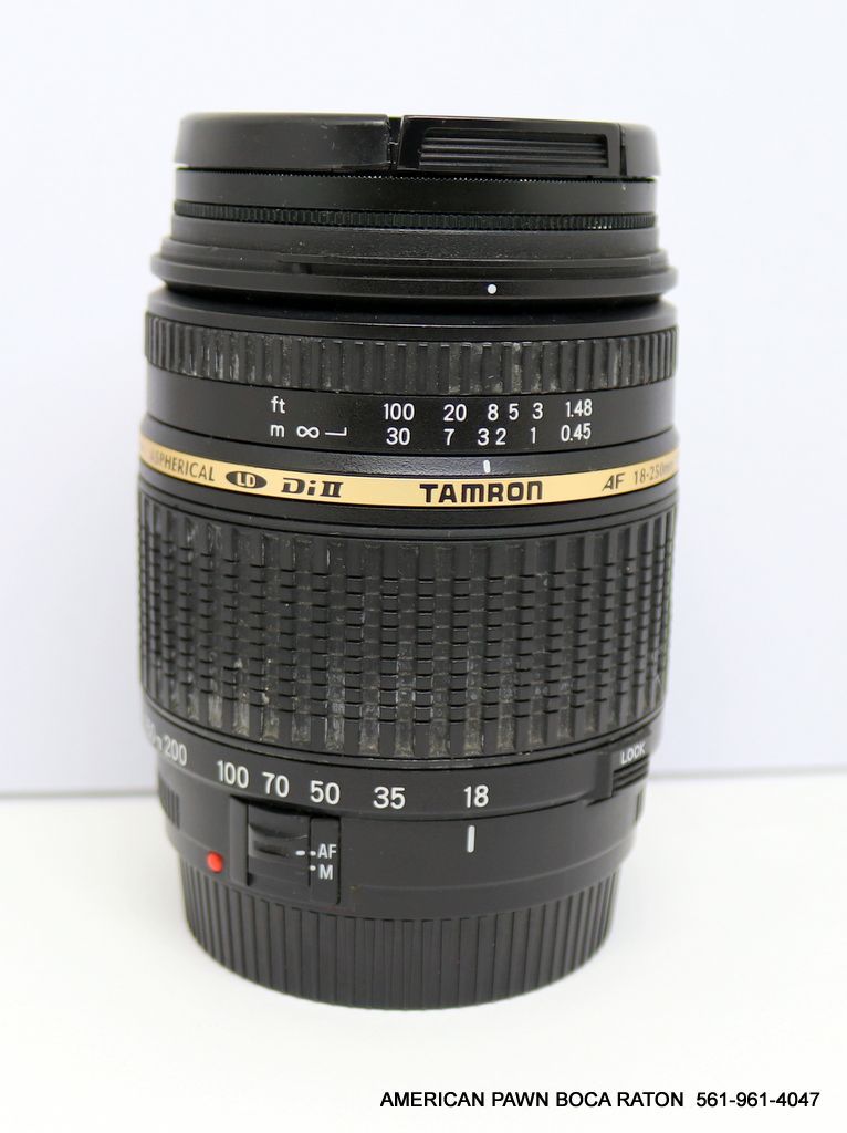 Tamron AF 18-250mm F/3.5-6.3 Di-II LD Aspherical (IF) Lens for Canon Macro Lens Used