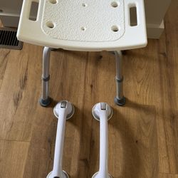 Shower Chair And Handles 