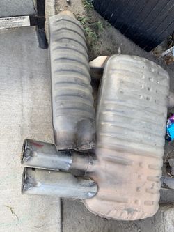 OEM rear exhaust muffler