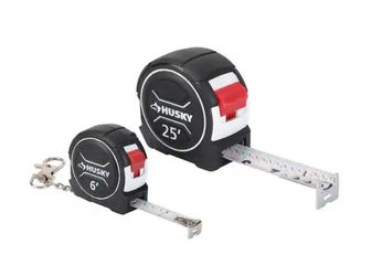 Husky 2-Pack 6 ft. Mini and 25 ft. Tape Measure