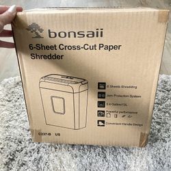 New Paper Shredder