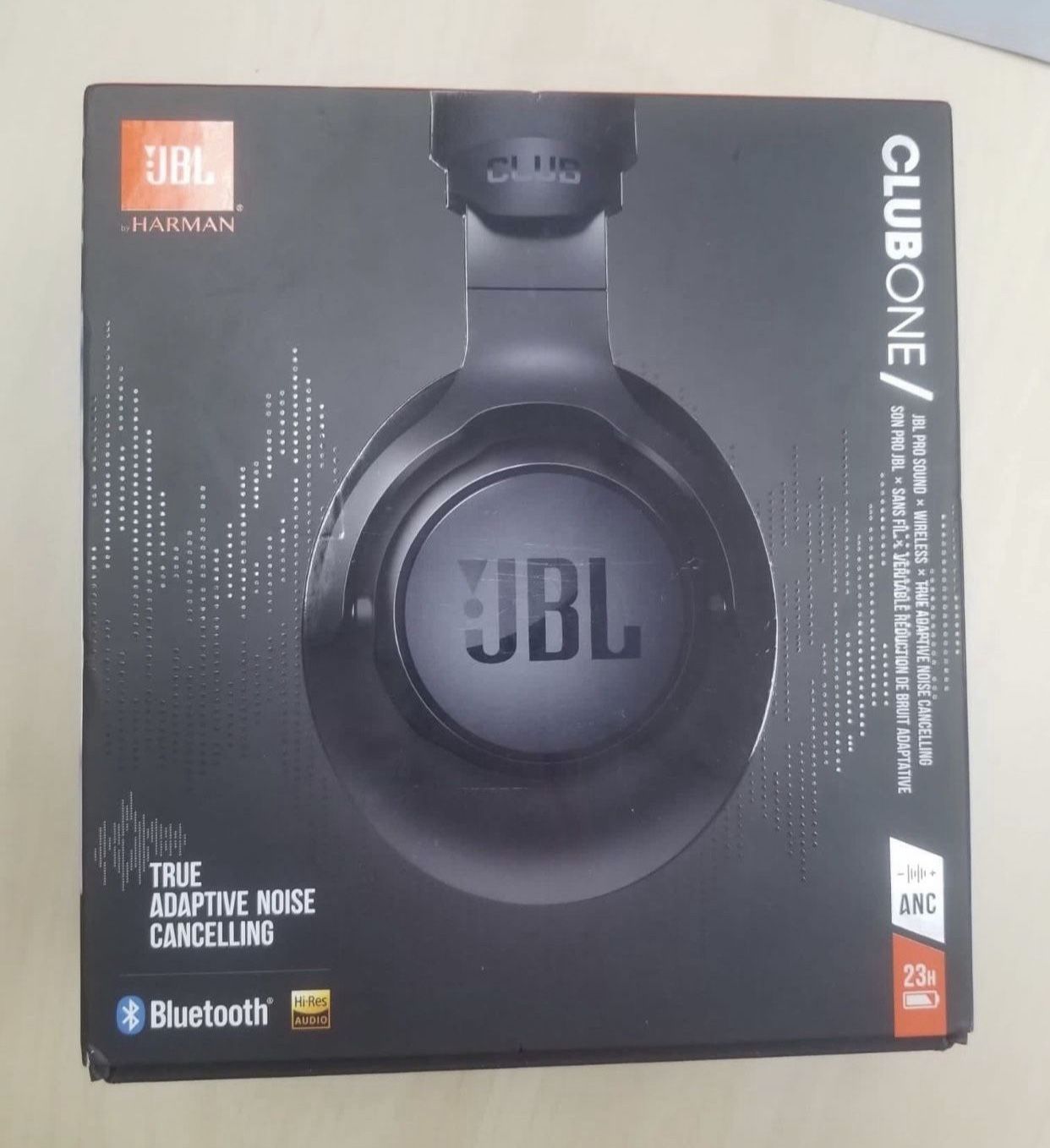 JBL - Club ONE Wireless Noise Cancelling Over-the-Ear Headphones - Black. Pick Up Only