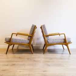 1950s Carlo de Carli Lounge Chairs, Model 137 for Singer & Sons
