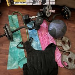 Home Gym (quick) Starter Set - Weights, Cardio Gear & Resistances 